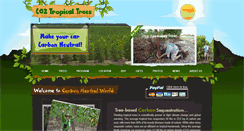 Desktop Screenshot of co2tropicaltrees.com